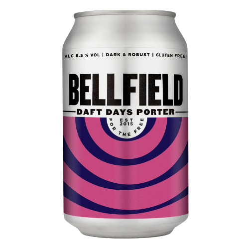 Bellfield Daft Days Porter Cans 12x330ml The Beer Town Beer Shop Buy Beer Online