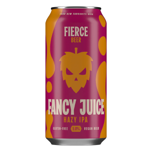 Fierce Beer Fancy Juice Gluten Free & Vegan Juicy IPA Cans 12x440ml The Beer Town Beer Shop Buy Beer Online