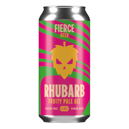 Fierce Beer Fierce Rhubarb Fruity Pale Cans 12x440ml The Beer Town Beer Shop Buy Beer Online