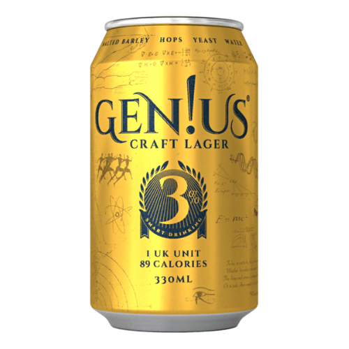 Genius Brewing Craft Lager 24x330ml The Beer Town Beer Shop Buy Beer Online