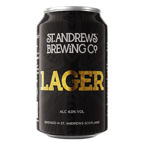 St Andrews Lager Cans 12x330ml The Beer Town Beer Shop Buy Beer Online