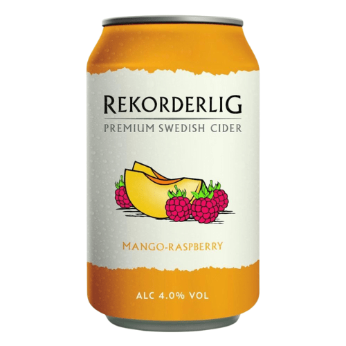 Rekorderlig Mango & Raspberry Cider Cans 24x330ml The Beer Town Beer Shop Buy Beer Online