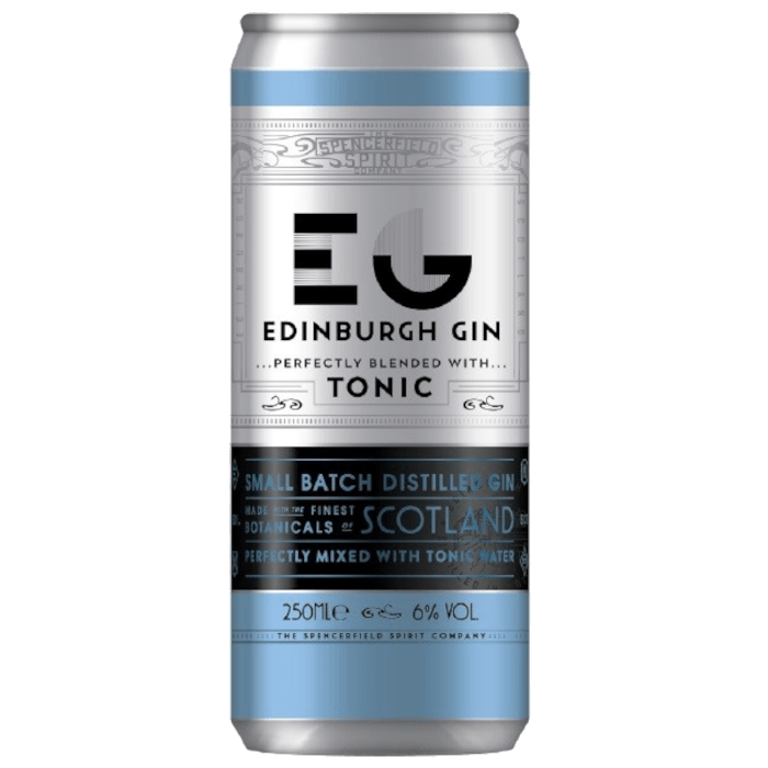 Edinburgh Gin & Tonic Cans 12x250ml The Beer Town Beer Shop Buy Beer Online